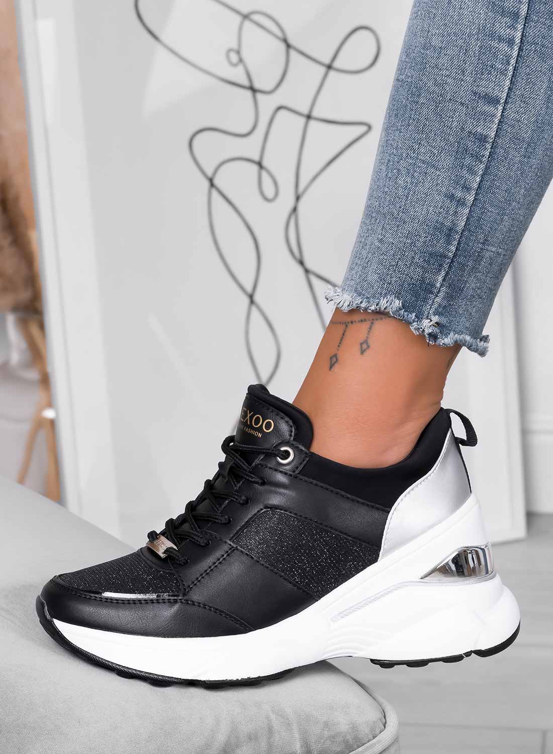 FREYA - Sneakers nere Alexoo con inserti glitter - Image 5