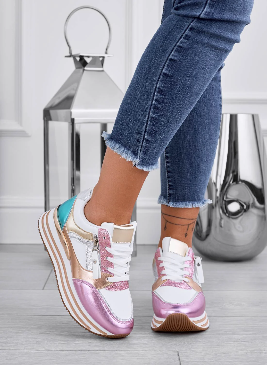 JANNY - Sneakers multicolor con zeppa - Image 2